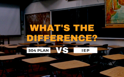 What is the difference between a 504 and an IEP?